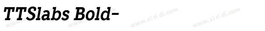 TTSlabs Bold字体转换
